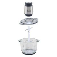 Miniprocessador de Alimentos Black Decker MP300G Antiaderente em Inox, Modo de 2 ou 4 Lâminas com 2 Velocidades - 300W - 5