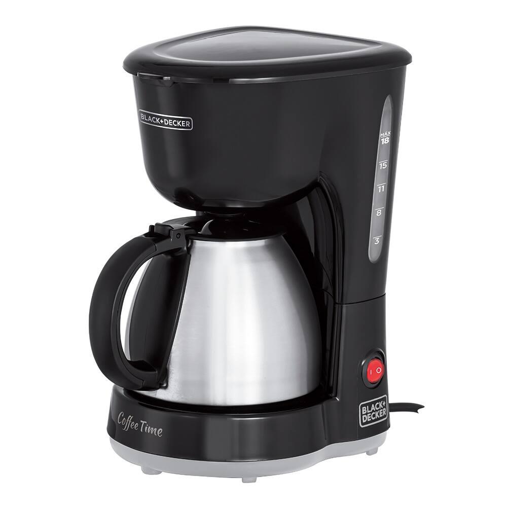 Cafeteira Elétrica Black+Decker CM15 15 Cafés Jarra em Inox Preto 110V - 4