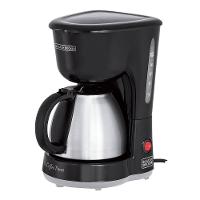 Cafeteira Elétrica Black+Decker CM15 15 Cafés Jarra em Inox Preto 110V