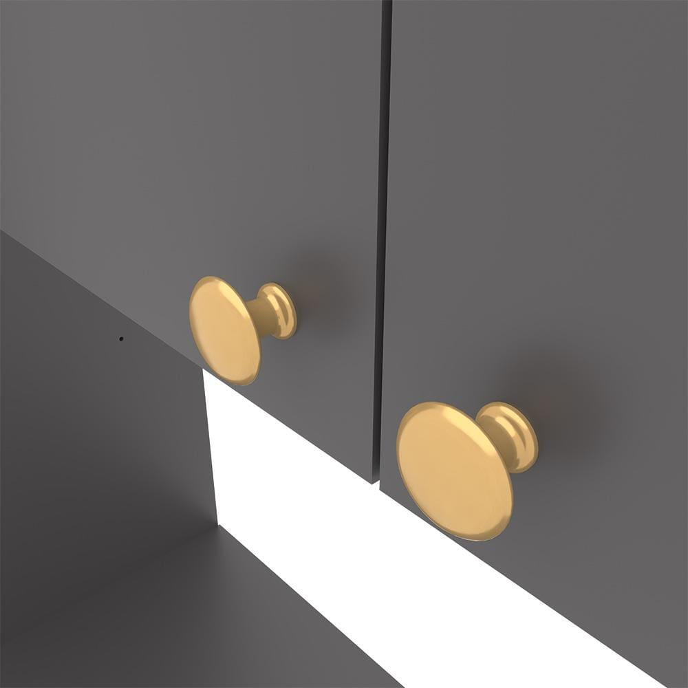 Cozinha Compacta Bartira Pérola com 5 Portas, 2 Gavetas, 1 Gavetão e 4 Prateleiras - 251cm de largura - 7