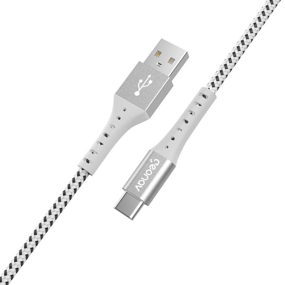 Cabo USB-C ESC05WT em Nylon Trançado Geonav – 1,2 metro - 5