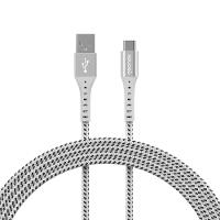 Cabo USB-C ESC05WT em Nylon Trançado Geonav – 1,2 metro - 1