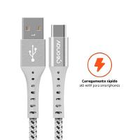 Cabo USB-C ESC05WT em Nylon Trançado Geonav – 1,2 metro - 6