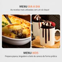 Micro-ondas Mondial MO-01-21-W com Função Tira Odor e Manter Aquecido Branco - 21L