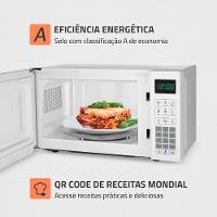 Micro-ondas Mondial MO-01-21-W com Função Tira Odor e Manter Aquecido Branco - 21L - 5