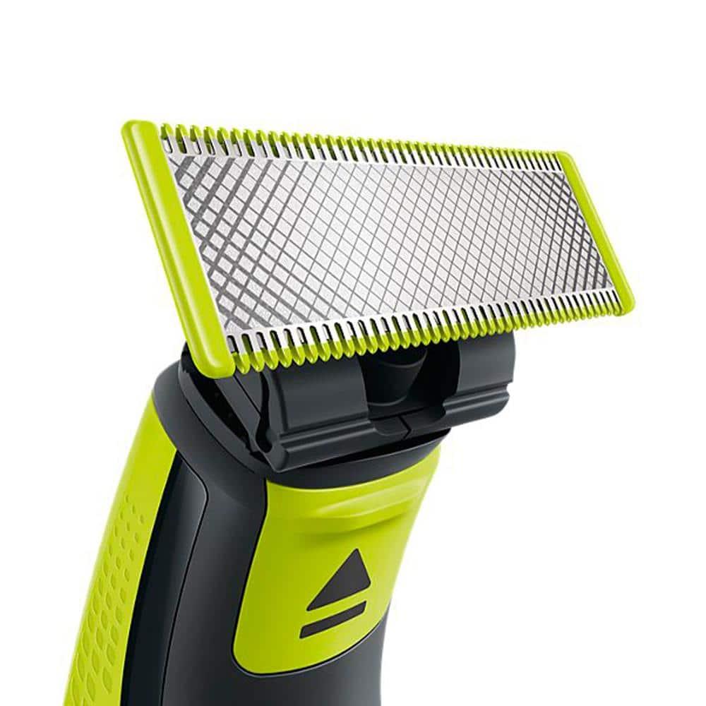 Lâmina Philips OneBlade QP210/51 Uso Seco e Molhado - Cinza e verde - 1