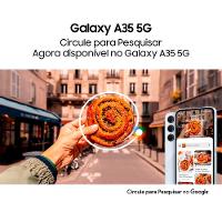 Smartphone Samsung Galaxy A35 5G 256GB Azul Escuro 8GB RAM Câmera Tripla Traseira de até 50MP Selfie de 13MP Tela super AMOLED de 6.6” - 10