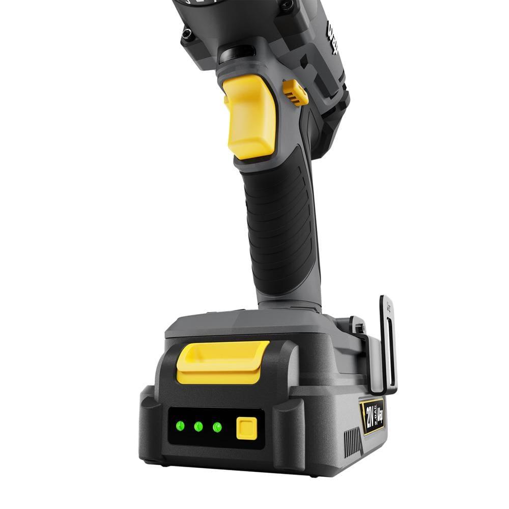 Parafusadeira e Furadeira de Impacto WAP K21 ID01 com acessórios - Cinza e Amarelo - 5