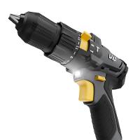 Parafusadeira e Furadeira de Impacto WAP K21 ID01 com acessórios - Cinza e Amarelo - 6