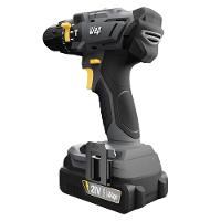 Parafusadeira e Furadeira de Impacto WAP K21 ID01 com acessórios - Cinza e Amarelo - 7