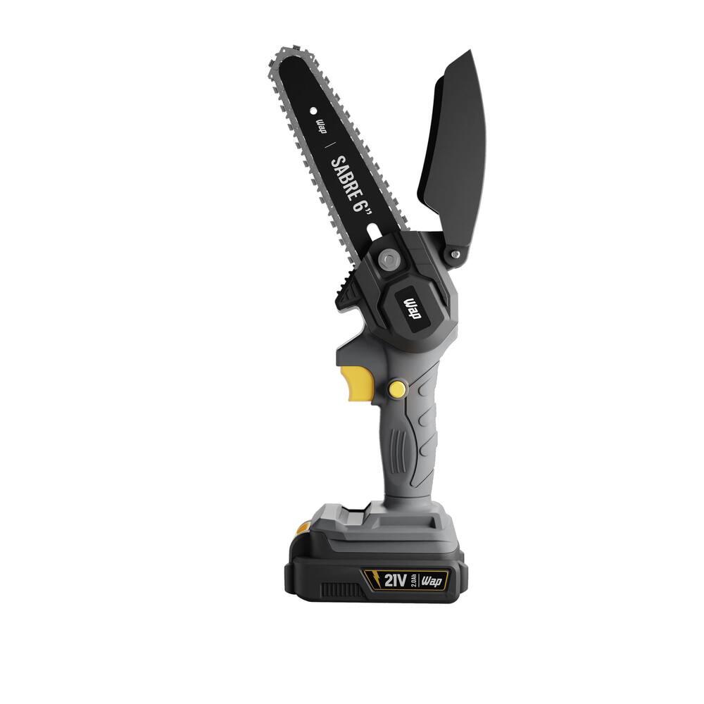 Motoserra de Poda Portátil Wap Sabre 6 K21 S01 Sabre 6 Polegadas 2000mnAh Corte de 10cm Bivolt - 12
