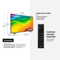 Smart TV 55" QLED 4K Samsung 55Q60D, Tecnologia de Pontos Quânticos, Design AirSlim, Gaming Hub, AI Energy Mode, Som em Movimento Virtual, Alexa - 9
