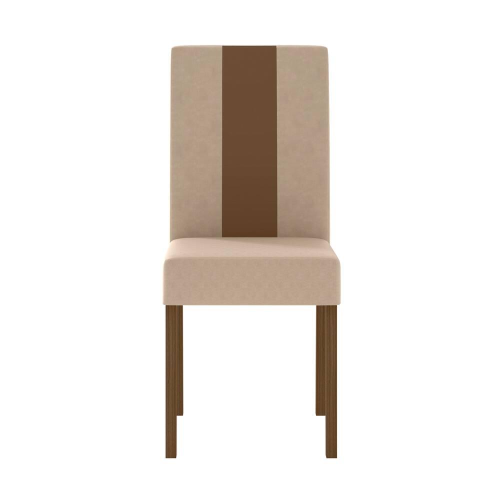 Mesa de Jantar Retangular Poliman Goya com 6 Cadeiras Revestidas em Suede - 7