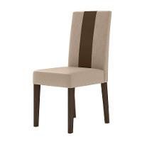 Mesa de Jantar Retangular Poliman Goya com Tampo de Vidro e 6 Cadeiras Revestidas em Suede - 5