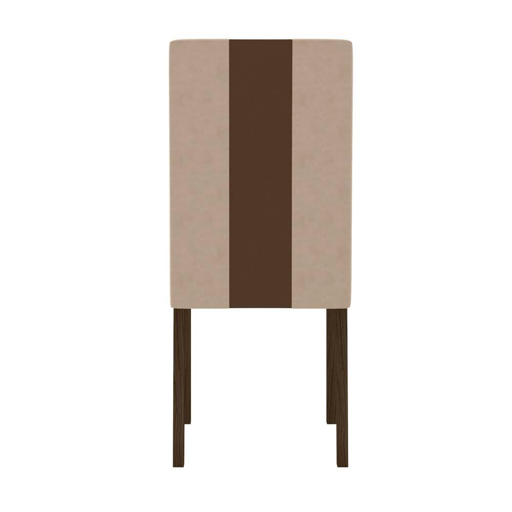 Mesa de Jantar Retangular Poliman Belle com 4 Cadeiras Revestidas em Suede - 6