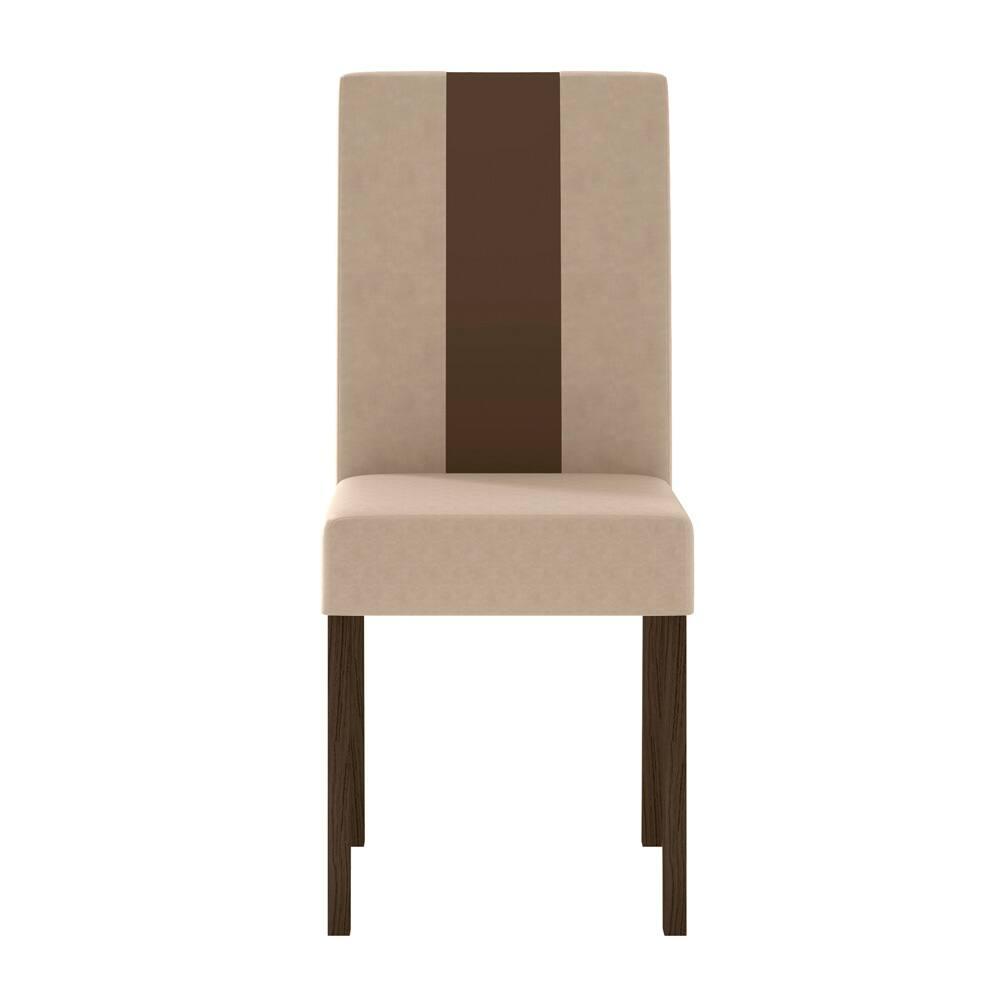 Mesa de Jantar Retangular Poliman Belle com 4 Cadeiras Revestidas em Suede - 7