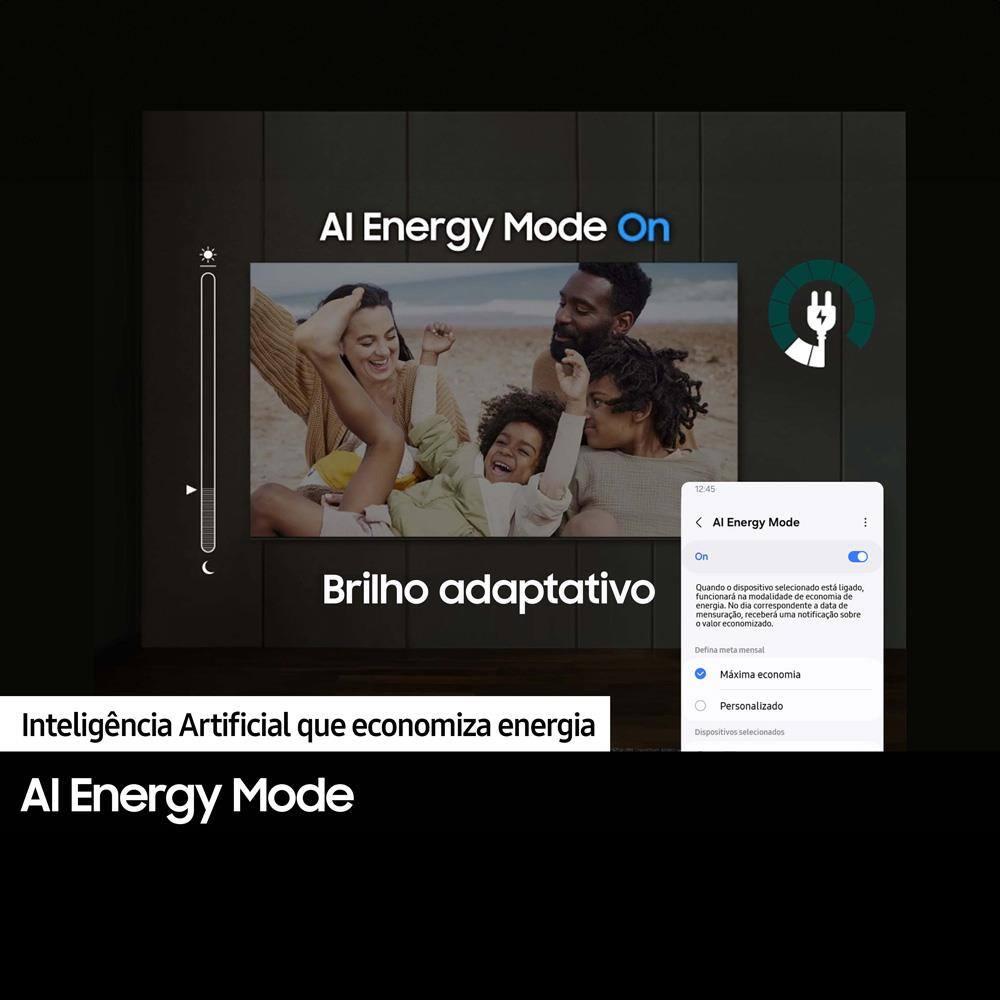 Smart TV QLED 75” 4K Samsung 75Q60D Gaming Hub, AI Energy Mode, Alexa built in, Wi-Fi Bluetooth USB - 7