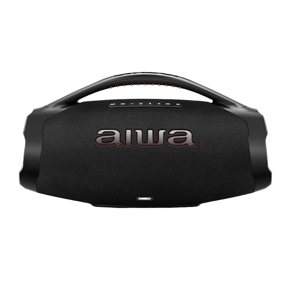 Caixa de Som Aiwa Boombox Plus com 3 Alto-falantes Bivolt e com Proteção IP66 Contra Água e Poeira AWS-BBS-01B - 200W - 1