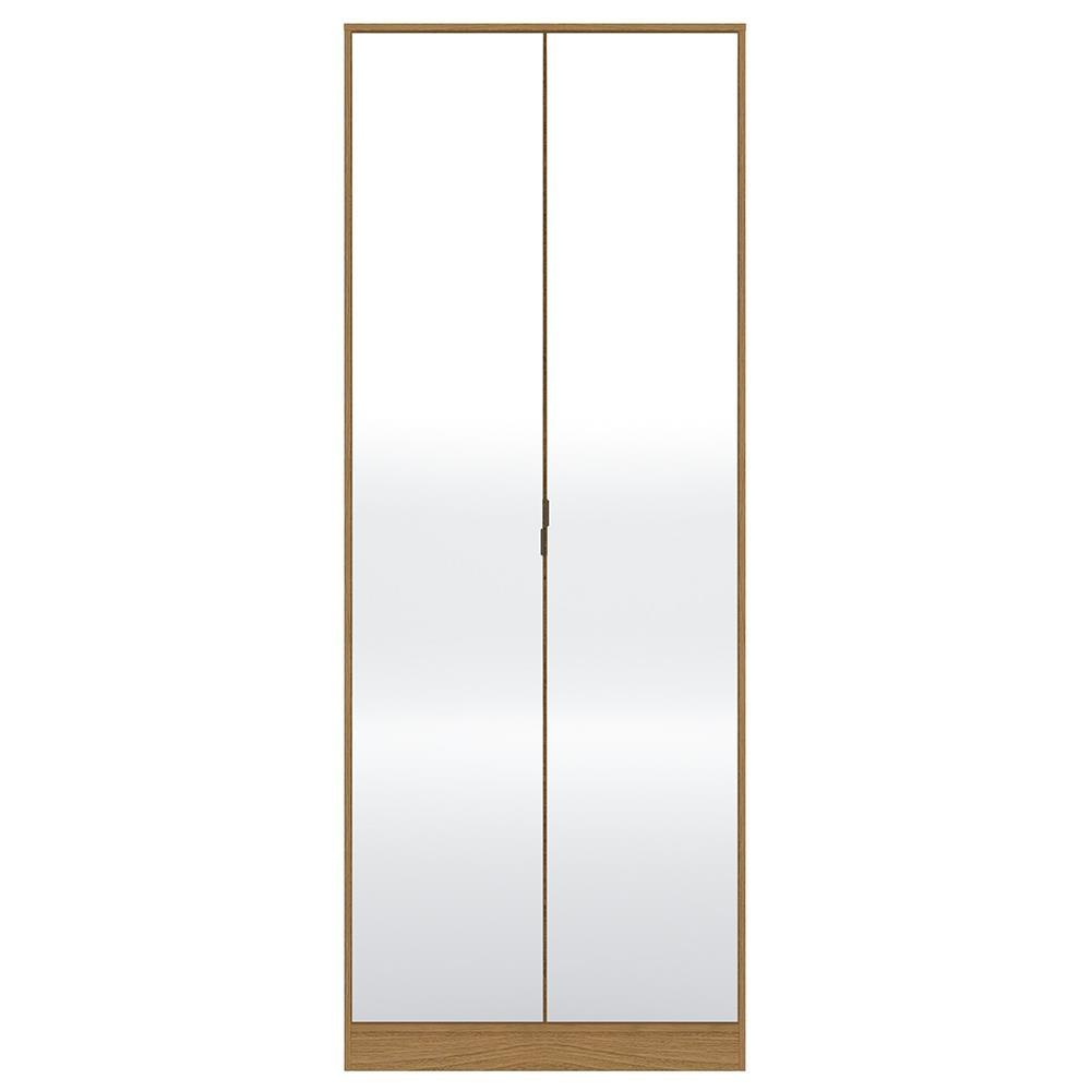 Armário Sapateira Multiuso Demóbile Grife com 2 Portas com Espelho, 1 Gaveta e 6 Prateleiras Internas - 2