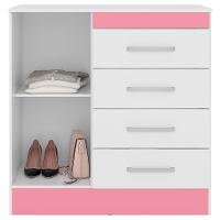 Cômoda Demóbile Montevideu com 4 Gavetas e 1 Porta - 2