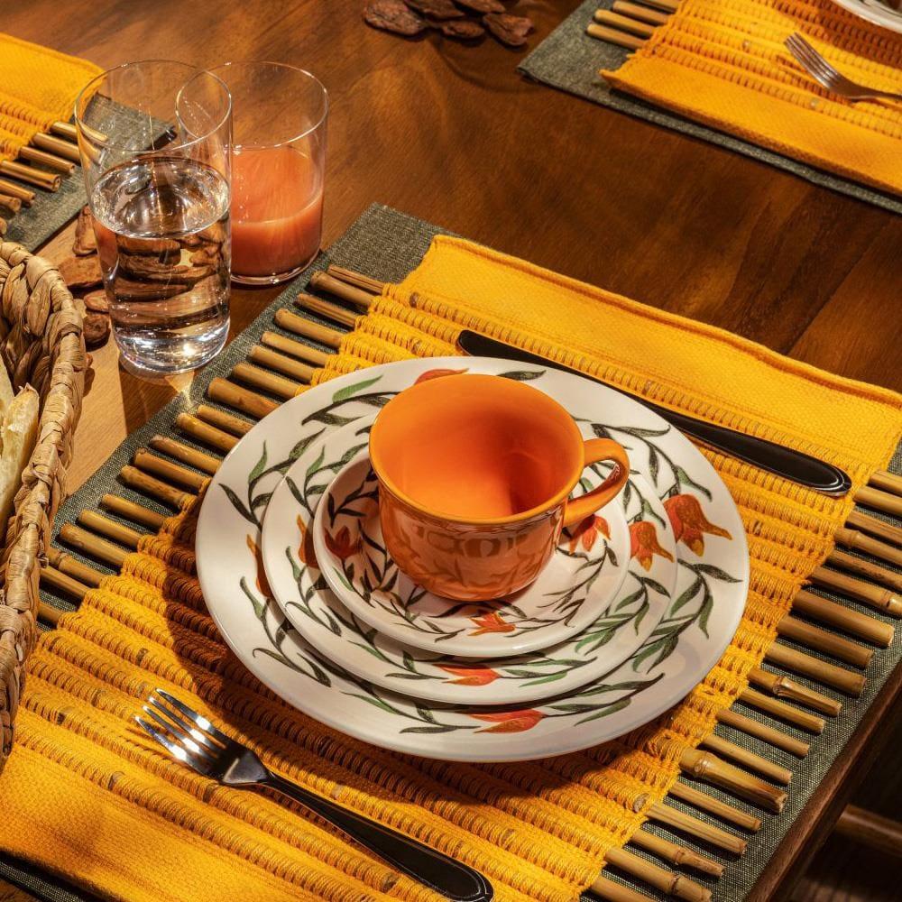 Aparelho de Jantar Biona Lírios em Cerâmica com 20 peças - 3