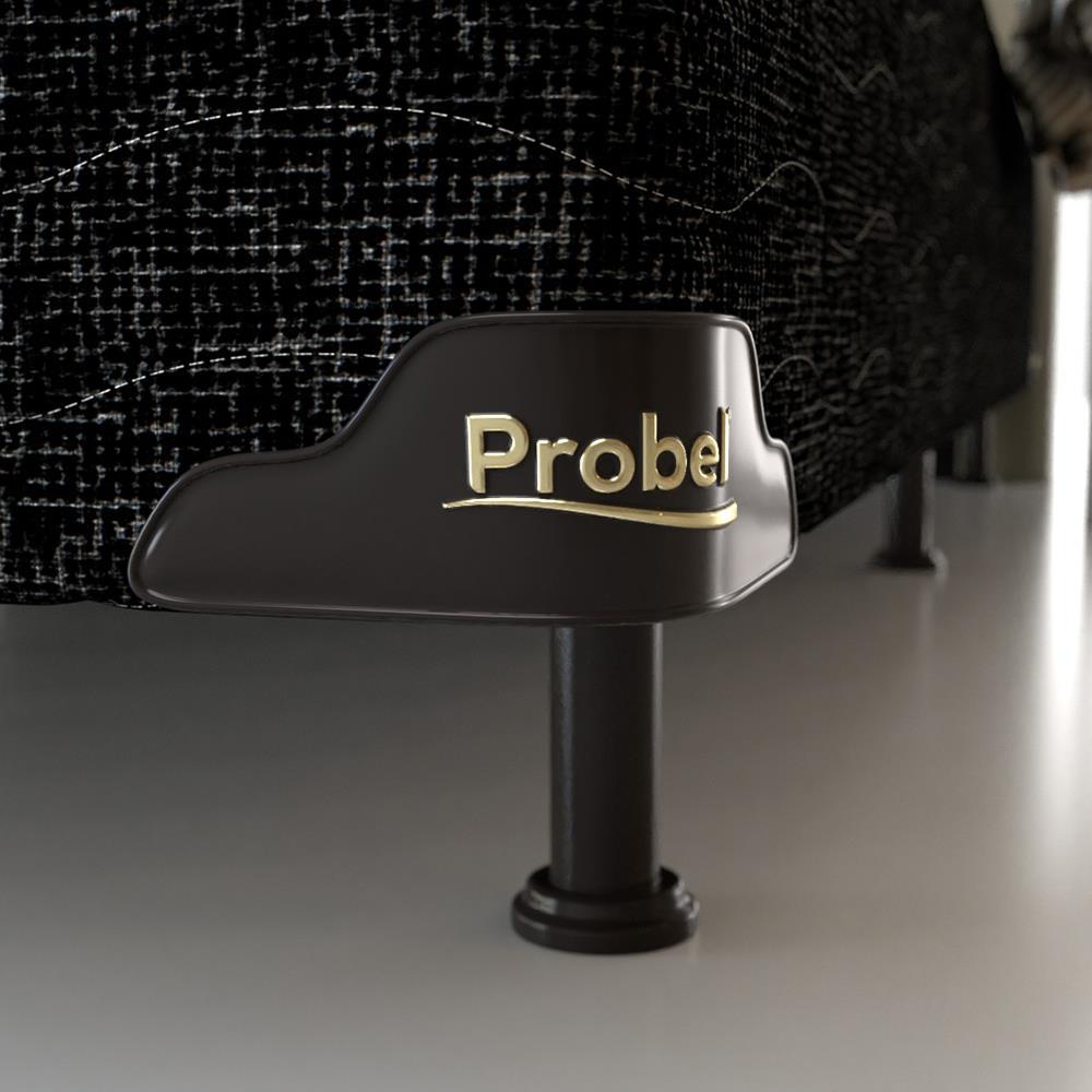 Base Box para Colchão de Solteiro Probel Village 38x88x188 cm - Preto - 2