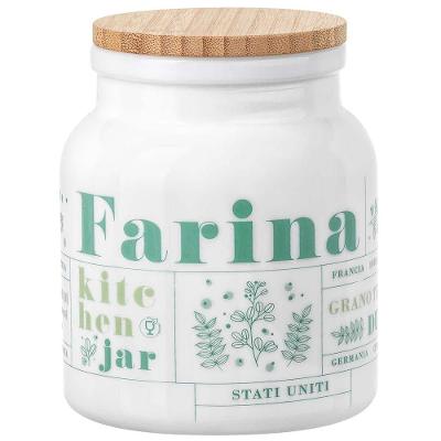 Pote de Vidro Temperado Luigi Bormioli Victoriana Farinha - 1L