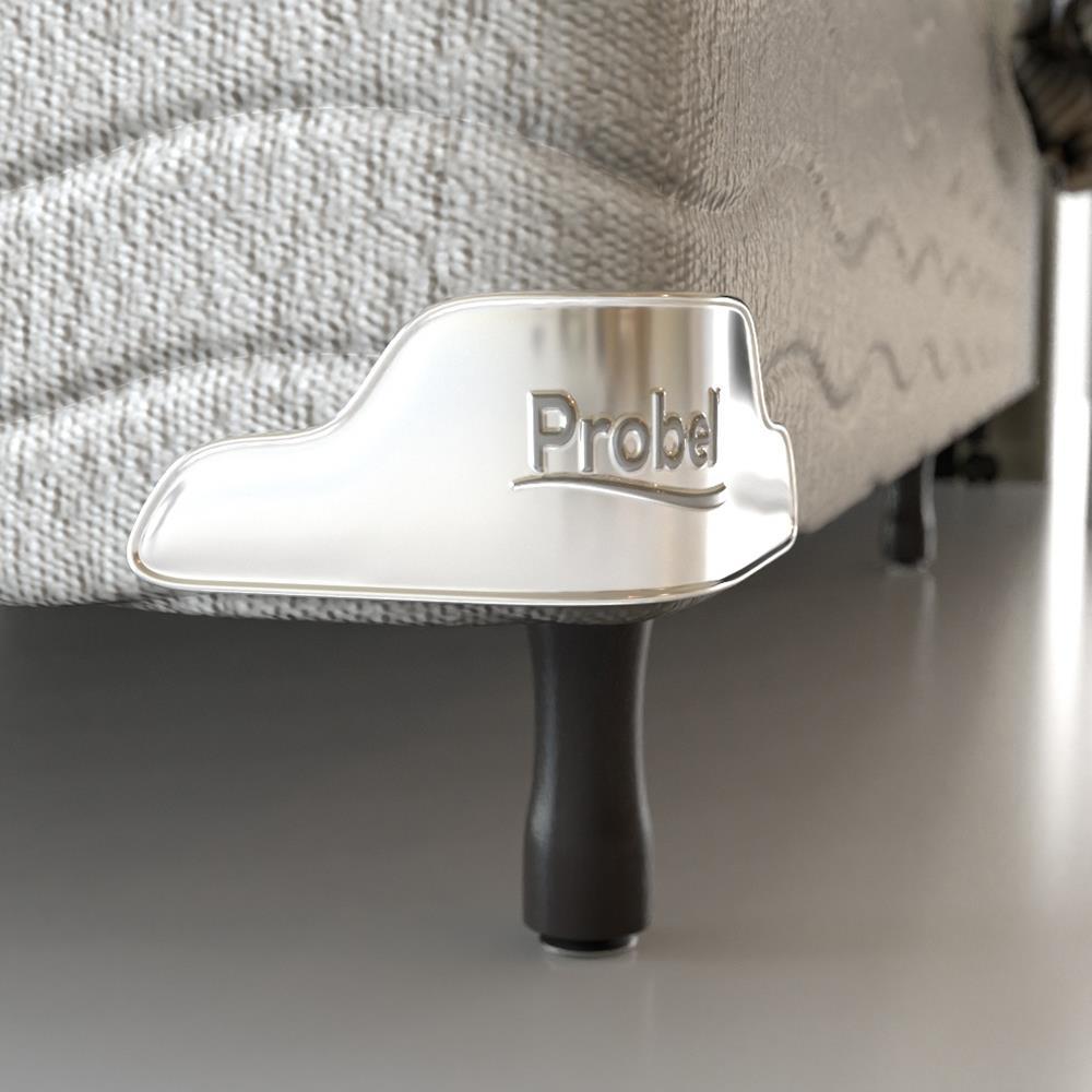 Base Box para Colchão de Solteiro Probel Amsterdã 38x88x188 cm - Branco - 2