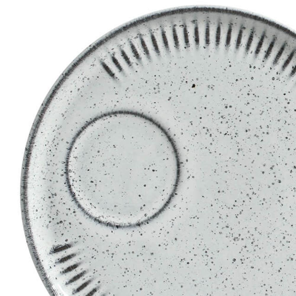 Conjunto de Xícaras de Chá Empilháveis com Pires Porto Brasil Titanium 6 peças - 230 ml - 3