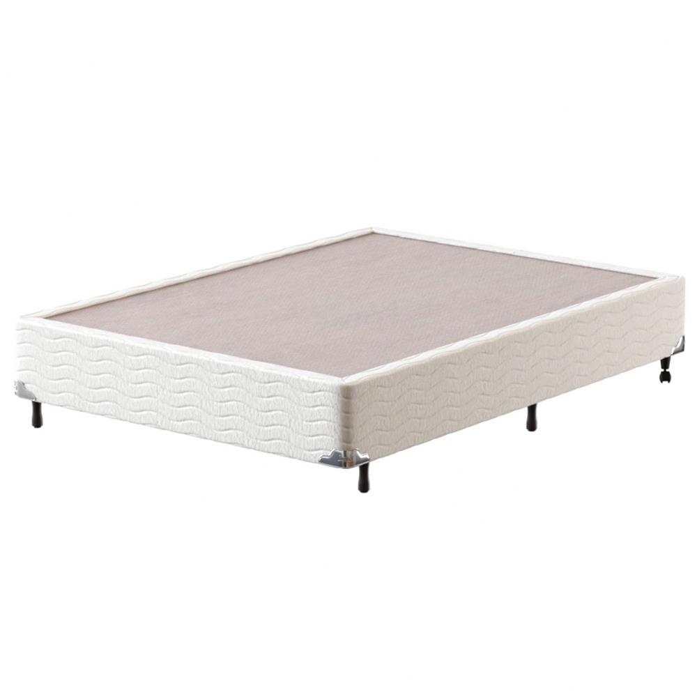Base Box para Colchão de Casal Probel Amsterdã 38x138x188 cm - Branco - 1