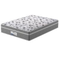 Colchão de Casal Probel Century D28 com Molas Ensacadas e Pillow Euro 32x138x188cm - Branco/Cinza - 1