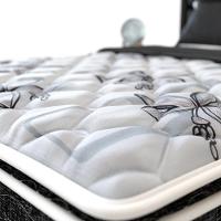 Cama Box Conjugada de Solteiro PROdormir Advanced com Pillow Top e Espuma D28 50x88x188 cm – Branco/Preto - 2