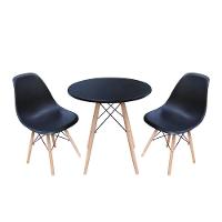 Mesa de Jantar Redonda Eames Seat&Co com 2 Cadeiras - 2