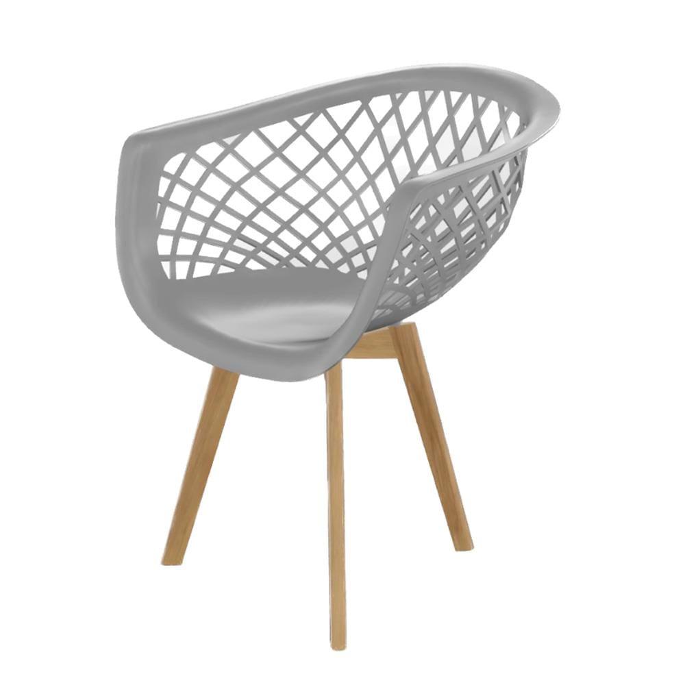 Cadeira de Jantar Web Wood Seat&Co com pés em Madeira - 1