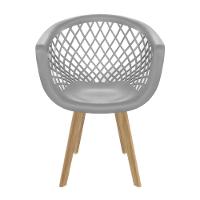 Cadeira de Jantar Web Wood Seat&Co com pés em Madeira - 2
