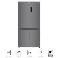 Geladeira TCL Multidoor C516CDN Inverter Frost Free Twin Eco Espaço Flex Metal Cooling Painel Digital com 4 Portas Inox - 516L