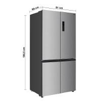 Geladeira TCL Multidoor C516CDN Inverter Frost Free Twin Eco Espaço Flex Metal Cooling Painel Digital com 4 Portas Inox - 516L - 6