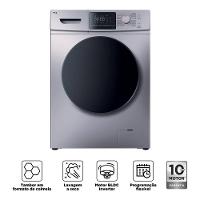 Lava e Seca TCL 11kg/7kg com Motor BLDC Inverter e Sistema Air Wash C311WDS - Prata - 3