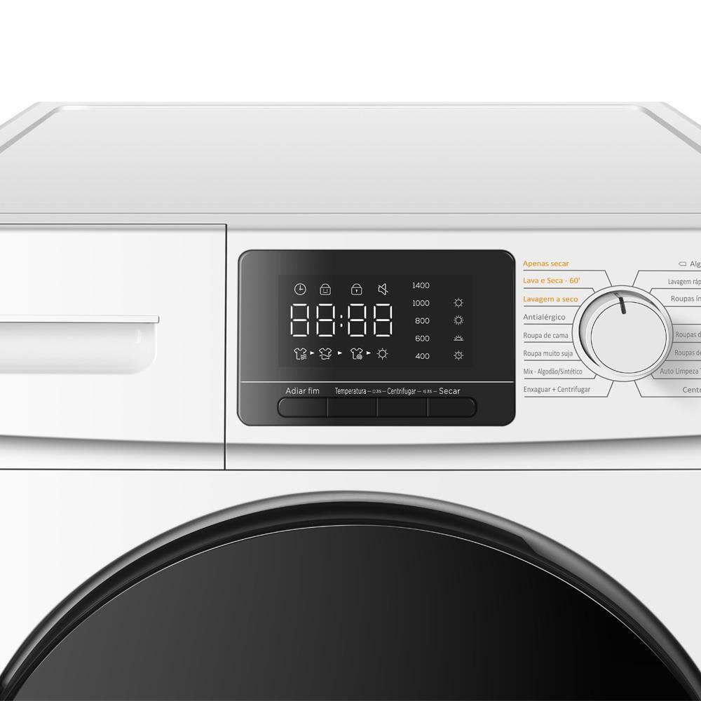 Lava e Seca TCL 11kg/7kg com Motor BLDC Inverter e Sistema Air Wash C311WD - Branca - 3