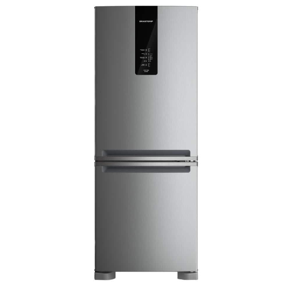Geladeira Brastemp BRE57FK Frost Free Inverse com Painel Digital, Turbo Freezer e Ice Inox – 447L - 1