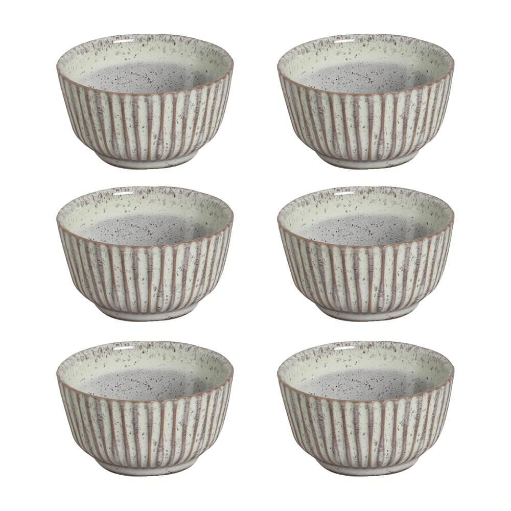 Conjunto de Ramequim Porto Brasil Linhas Pistache com 6 Peças 170 ml - Verde - 1