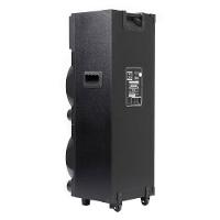 Torre de Som Amvox Titan Black ACA 1402 com Luz e Display em LED, 2 Woofers de 10", Bluetooth, Entradas USB, Card e Microfones 1400W - Bivolt - 3