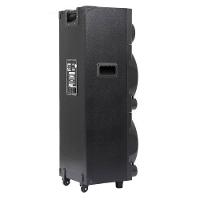 Torre de Som Amvox Titan Black ACA 1402 com Luz e Display em LED, 2 Woofers de 10", Bluetooth, Entradas USB, Card e Microfones 1400W - Bivolt - 5