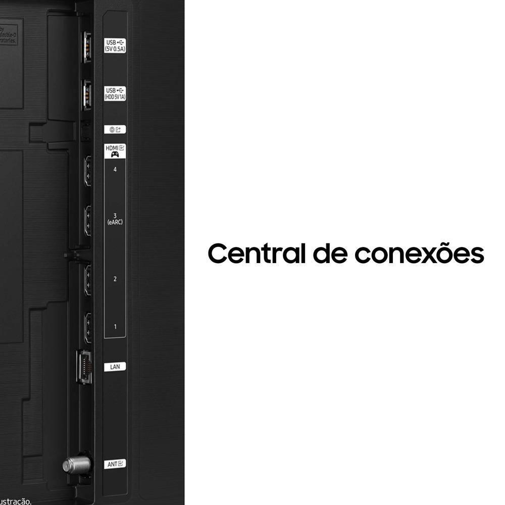 Smart TV 65” 4K Samsung Neo QLED 65QN85D Upscaling 4K, Dolby Atmos, Alexa built in, AI Energy Mode, Wi-Fi, Bluetooth, USB e HDMI - 8