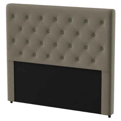 Cabeceira para Cama de Casal Probel Hapton em Tecido Suede