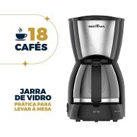 Cafeteira Elétrica Britânia BCF19 18 xícaras - Preto e Inox