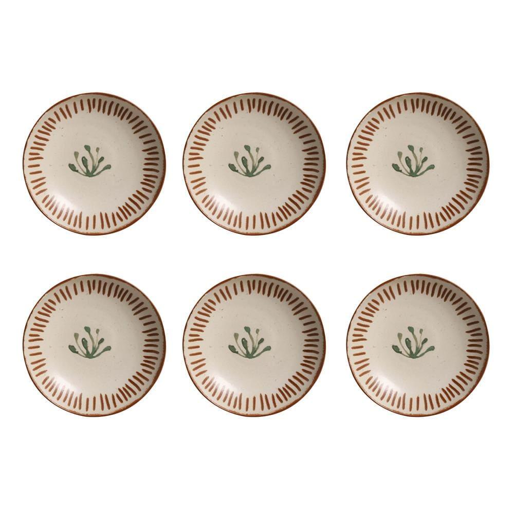 Conjunto de Pratos Fundos Porto Brasil Coup Magari com 6 Peças - Marrom - 1