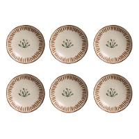 Conjunto de Pratos Fundos Porto Brasil Coup Magari com 6 Peças - Marrom - 1