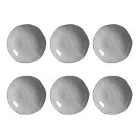 Conjunto de Pratos Fundos Porto Brasil Orgânico Concreto com 6 Peças - Cinza - 1