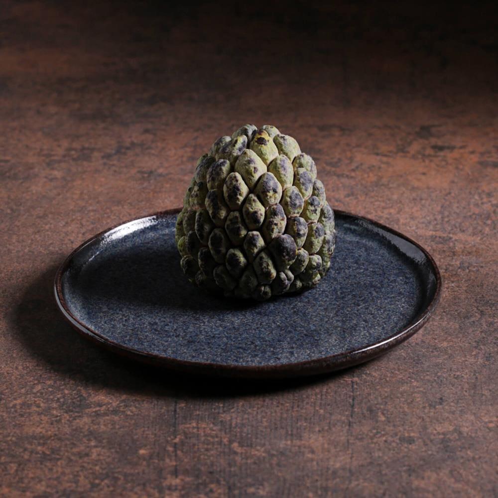 Conjunto de Pratos de Sobremesa Porto Brasil Bio Titanium com 6 peças - Azul - 3